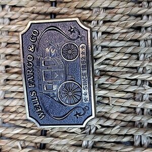 Wells Fargo stagecoach belt buckle